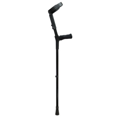 Cool Crutches Black Height Adjustable Crutch (Left-Handed)